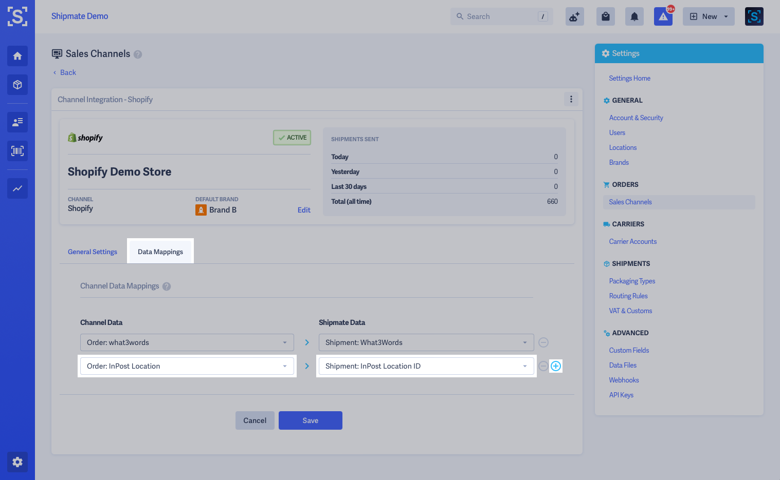 Shipmate - Shopify - Data Mappings Shipmate - Shopify - Data Mappings