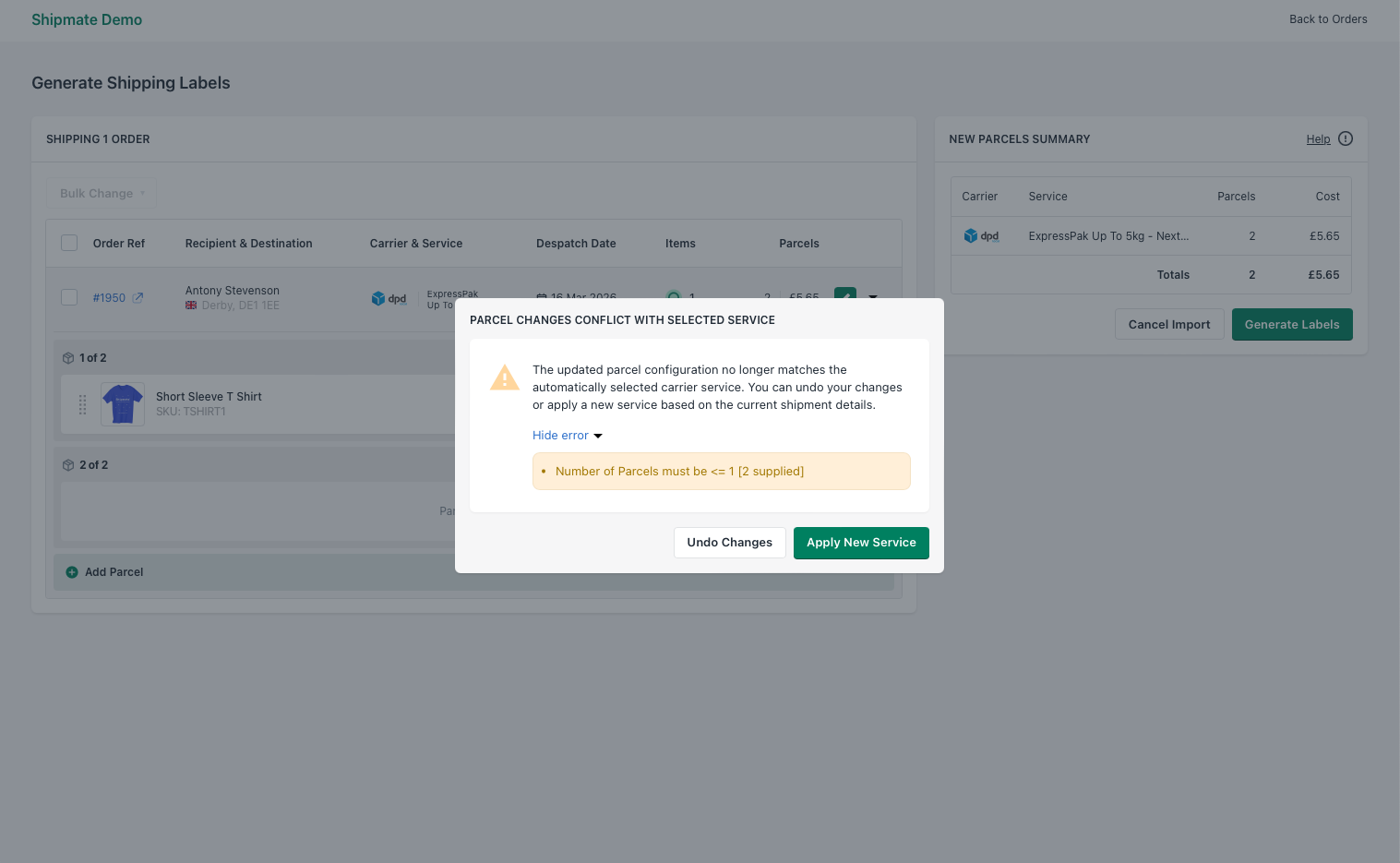 Shipmate - Shopify - Label Printing