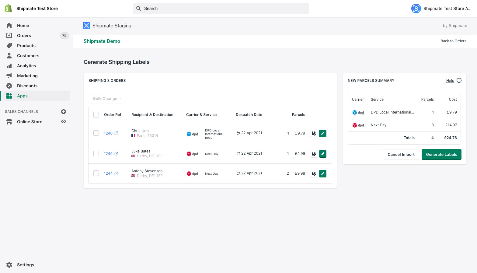Shopify - Import Multiple Orders Shopify - Import Multiple Orders