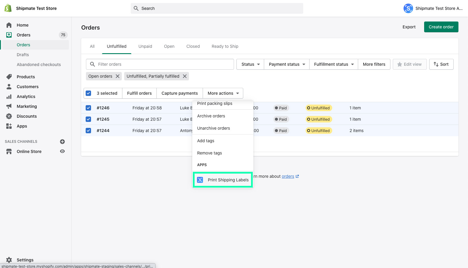 Shopify - Print Shipping Labels Shopify - Print Shipping Labels