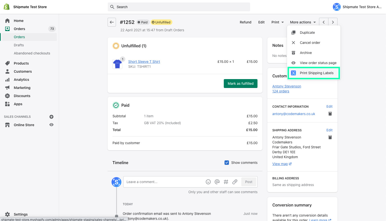 Shopify - Print Shipping Labels Shopify - Print Shipping Labels