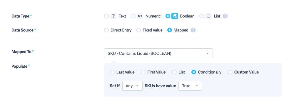 Shipmate - Custom Fields - Mappings (Boolean Example) Shipmate - Custom Fields - Mappings (Boolean Example)