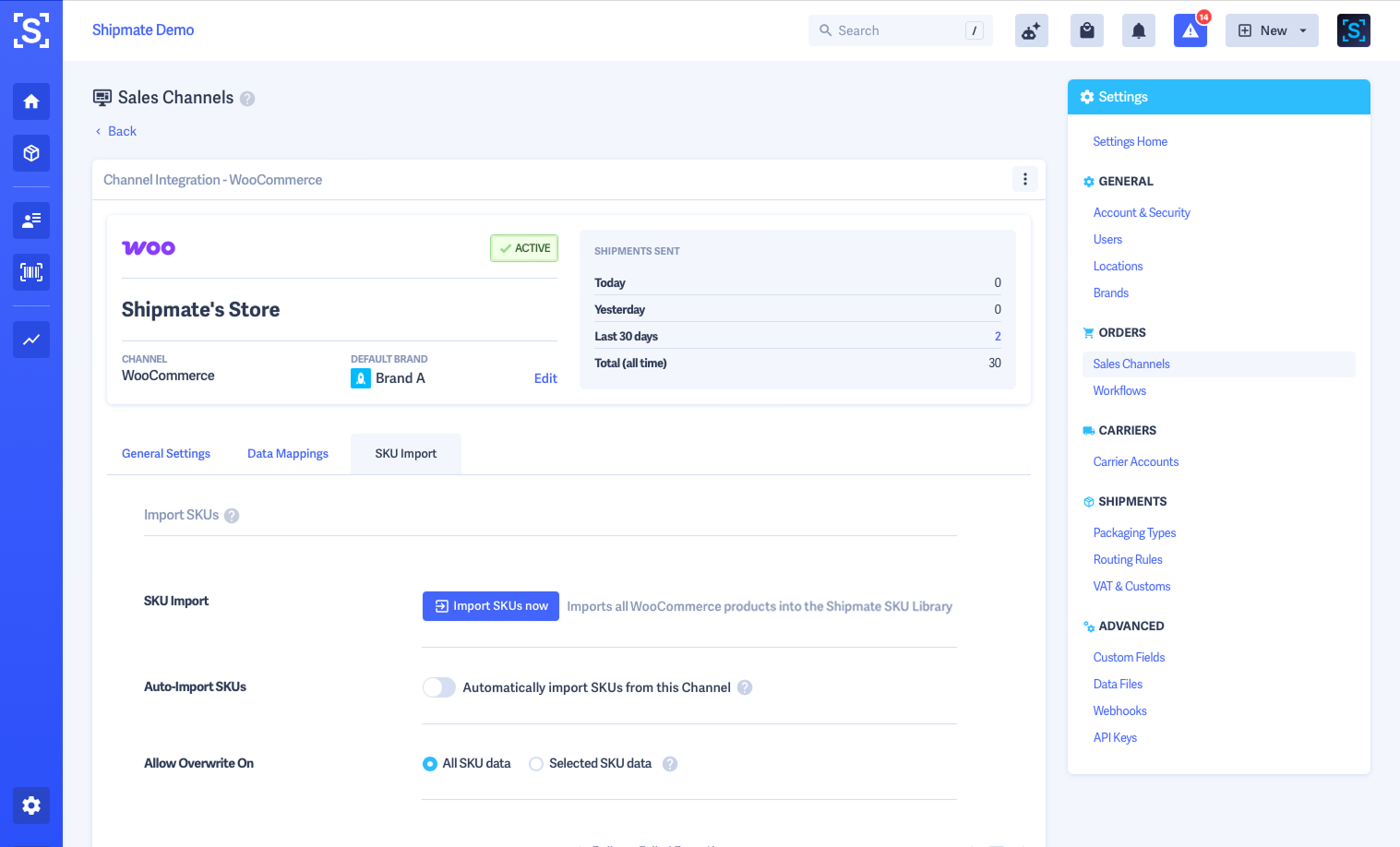 Shipmate - WooCommerce SKU Import