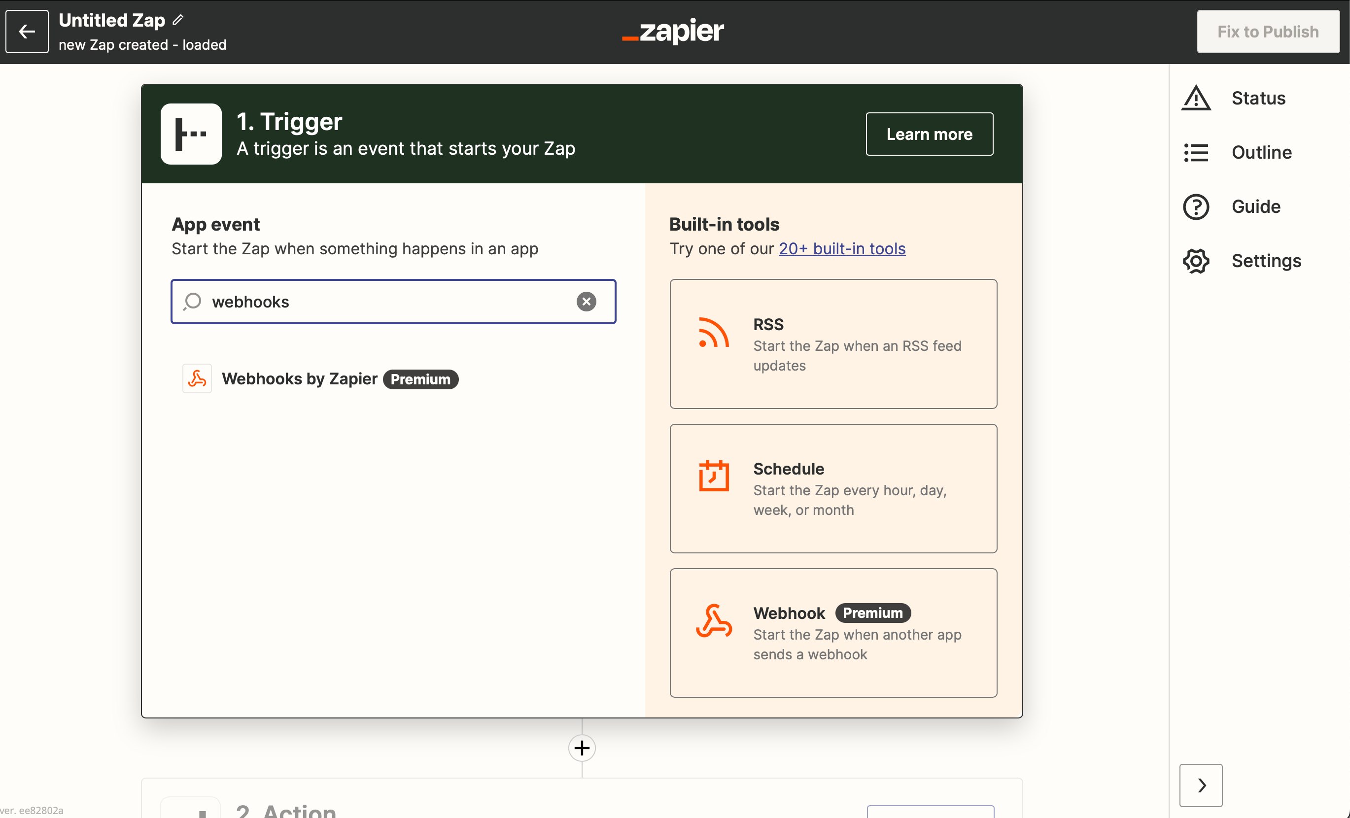 Webhooks Zapier Integration Example - 2