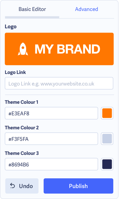 Brand Tracking Portal configurator